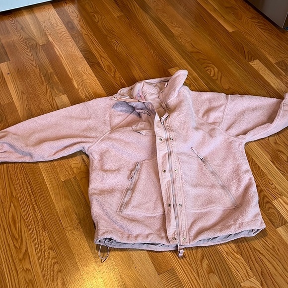 Free People Movement Hit The Trails Fleece Teddy Jacket size XL NWT - Picture 10 of 15